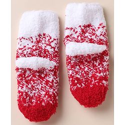 Cute walk by Babyhug Mid Calf Length Woolen Socks -Red