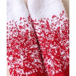 Cute walk by Babyhug Mid Calf Length Woolen Socks -Red