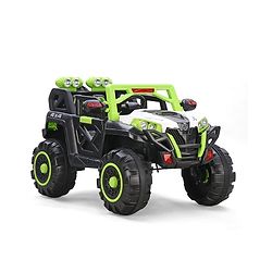 Babyhug Battery Operated Ride-On Jeep with Remote Control| Openable Doors, Music & LED Lights| Magic Swing Mode| Rechargeable Blattery| 20 kg Capacity| Toy for 18 Months6 Years| Black & Red