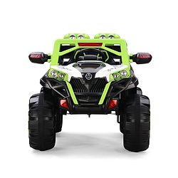 Babyhug Battery Operated Ride-On Jeep with Remote Control| Openable Doors, Music & LED Lights| Magic Swing Mode| Rechargeable Blattery| 20 kg Capacity| Toy for 18 Months6 Years| Black & Red