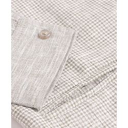 Babyhug Woven Full Sleeves  Shirt with Solid Jacket and Trousers  - Grey
