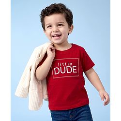 Babyhug Knit Full Sleeves Solid Blazer With Text Printed T-Shirt - Ivory