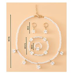 Babyhug Free Size Jewellery Set for Girls - Off White