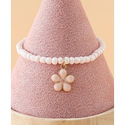 Babyhug Free Size Bracelets & Bangles Set for Girls - Pink & White