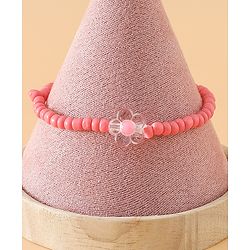 Babyhug Free Size Bracelets & Bangles Set for Girls - Pink & White
