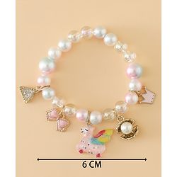 Babyhug Free Size Bracelets for Girls - White