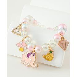 Babyhug Free Size Bracelets & Bangles Set for Girls - Pink