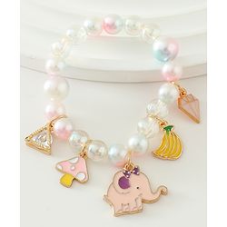 Babyhug Free Size Bracelets & Bangles Set for Girls - Pink