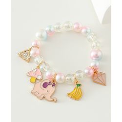 Babyhug Free Size Bracelets & Bangles Set for Girls - Pink
