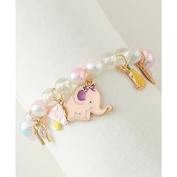 Babyhug Free Size Bracelets & Bangles Set for Girls - Pink