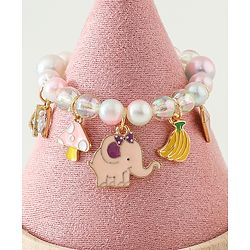 Babyhug Free Size Bracelets & Bangles Set for Girls - Pink