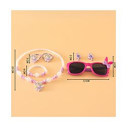 Babyhug Free Size Jewellery Set for Girls - Dark Pink