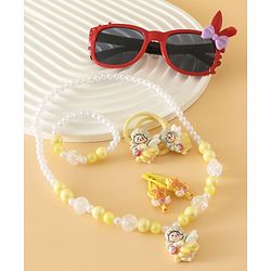 Babyhug Free Size Jewellery Set for Girls - Red