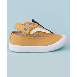 Cute Walk by Babyhug Velcro Closure Solid Casual Shoes - Yellow
