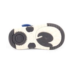 Cute Walk by Babyhug Velcro Closure Musical Sandals with Vehicle Applique - Blue