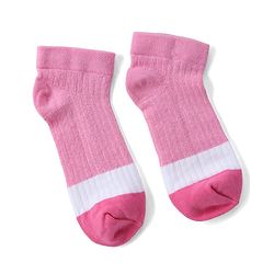Cute Walk By Babyhug Knit Anti Bacterial Ankle Length Socks Pack Of 3 - Purple, Pink & Yellow