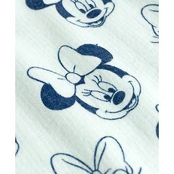 Babyhug Disney 100% Cotton Interlock Knit Full Sleeves Thermal Vest with Minnie Mouse & Daisy Duck - Light Blue