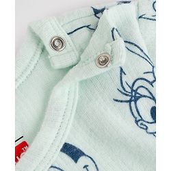 Babyhug Disney 100% Cotton Interlock Knit Full Sleeves Thermal Vest with Minnie Mouse & Daisy Duck - Light Blue