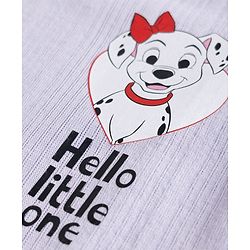 Babyhug Disney Interlock Knit Full Sleeves Thermal Innerwear Vest With 101 Dalmatian Graphic - Lavender