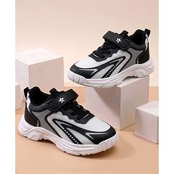 Cute Walk by Babyhug Velcro Closure Sneaker Shoes - Black