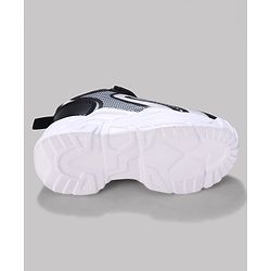 Cute Walk by Babyhug Velcro Closure Sneaker Shoes - Black