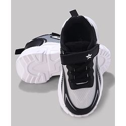 Cute Walk by Babyhug Velcro Closure Sneaker Shoes - Black