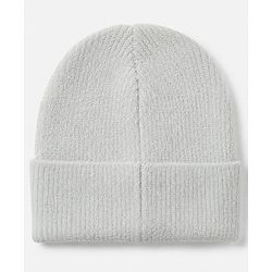 Babyhug Knit Solid Woollen Cap with Bear Embroidered Applique Light Blue - Diameter 15 cm