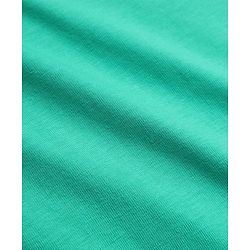 Babyhug 100% Cotton Knit Solid T-Shirts with Half Sleeves - Green