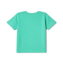 Babyhug 100% Cotton Knit Solid T-Shirts with Half Sleeves - Green