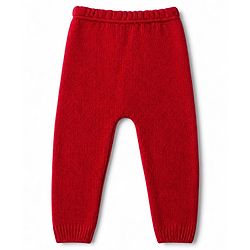 Babyhug Knit Full Sleeves Sweater Set with Star Design - Red