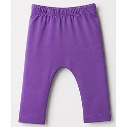 Babyhug Cotton Knit Front Open Full Sleeves T-Shirt & Pajama Night Suit with Butterfly Print - Purple
