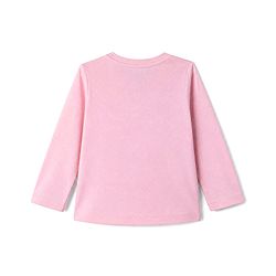 Babyhug Disney 100% Cotton Single Jersey Knit Full Sleeves T-Shirt & Pyjama Night Suit With Minnie Mouse Print - Baby Pink
