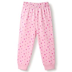 Babyhug Disney 100% Cotton Single Jersey Knit Full Sleeves T-Shirt & Pyjama Night Suit With Minnie Mouse Print - Baby Pink