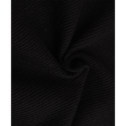 Babyhug Cotton Knit Winter T-shirt with Turtle Neck Full Sleeves in Black