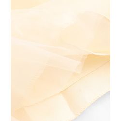 Babyhug Mesh Woven Ruffle Sleeves Party Dress with Bow Applique - Yellow