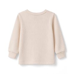 Babyhug Disney Interlock Knit Full Sleeves Thermal Inner Wear with Minnie Mouse Print - Light Peach