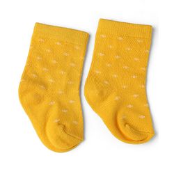 Cute Walk by Babyhug Knit Calf Length Anti Bacterial Designed ed Socks Pack of 3 - Black, Grey & Yellow