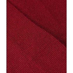 Cute Walk by Babyhug Knit Anti Bacterial Solid Tights - Maroon