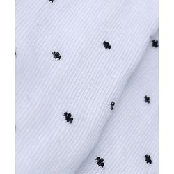 Cute Walk by Babyhug Knit Anti Bacterial Designed Tights- White