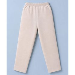 Babyhug Woven Full Sleeves Striped Party Suit - Beige