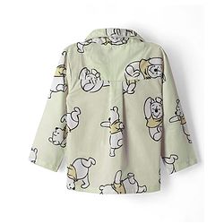 Babyhug Disney 100% Cotton Single Jersey Woven Full Sleeves Shirt & Pajama with Winnie the Pooh Print - Beige