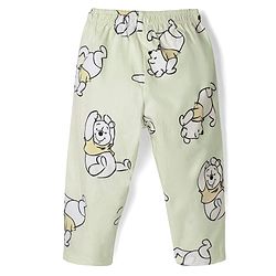 Babyhug Disney 100% Cotton Single Jersey Woven Full Sleeves Shirt & Pajama with Winnie the Pooh Print - Beige