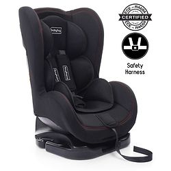 Babyhug Cruise Convertible Reclining Car Seat with Side Impact Protection - Blue & Black