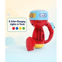 Babyhug Musical Learning Torch for Toddlers| Color-Changing Flashlight| Animal Sounds & Music| Numbers & Color Learning Toy| Interactive Toy| Gifting Option | Yellow