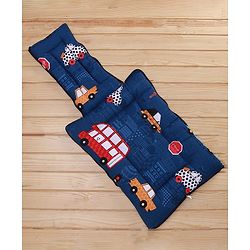 Babyhug Cotton Sleeping Bag City Buzz Print - Blue