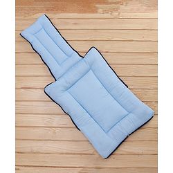 Babyhug Cotton Sleeping Bag City Buzz Print - Blue