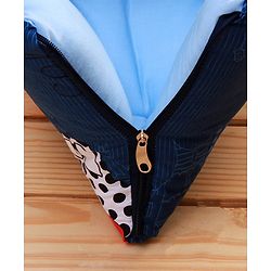Babyhug Cotton Sleeping Bag City Buzz Print - Blue