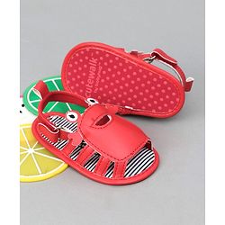 Cute Walk By Babyhug Crab Shape Booties - Red - 0-3M Red