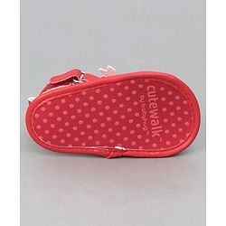 Cute Walk By Babyhug Crab Shape Booties - Red - 0-3M Red