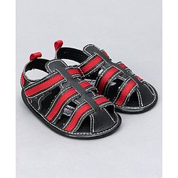 Cute Walk By Babyhug Closed Toe Sandal Style Booties - Red